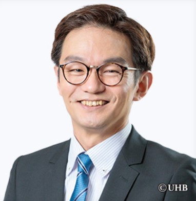 UHB北海道文化放送のアナウンサー、加藤寛アナのプロフィール画像