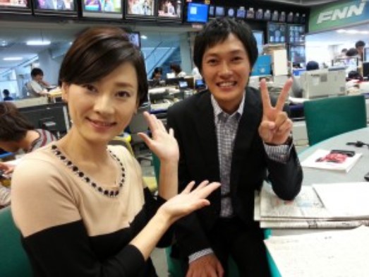 全国放送のFNNスピークに出演するTKUテレビ熊本のアナウンサー、後藤祐太アナ