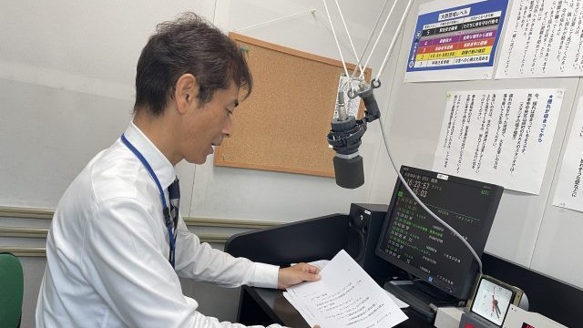 RKK熊本放送のアナウンサー、小林明弘アナのアイキャッチ画像