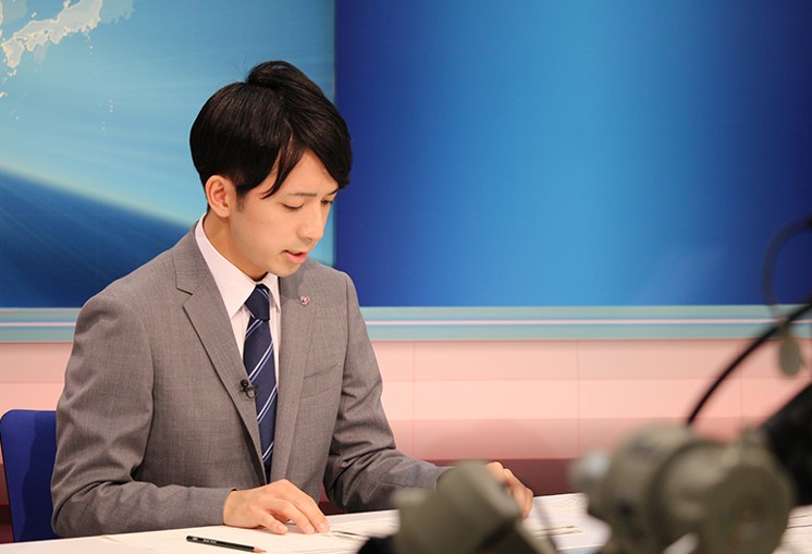 MBC南日本放送のアナウンサー、佐々木武海アナ