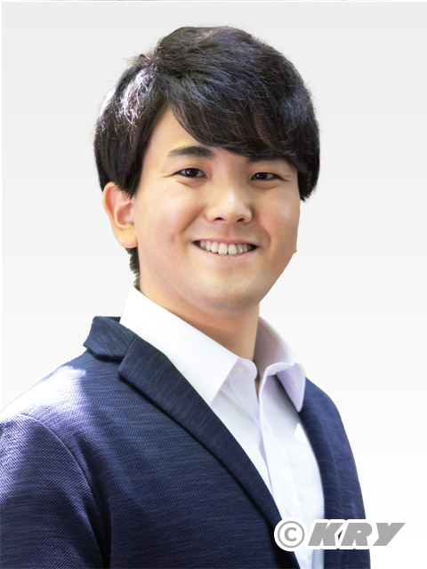 KRY山口放送のアナウンサー、田中泰平アナのプロフィール画像