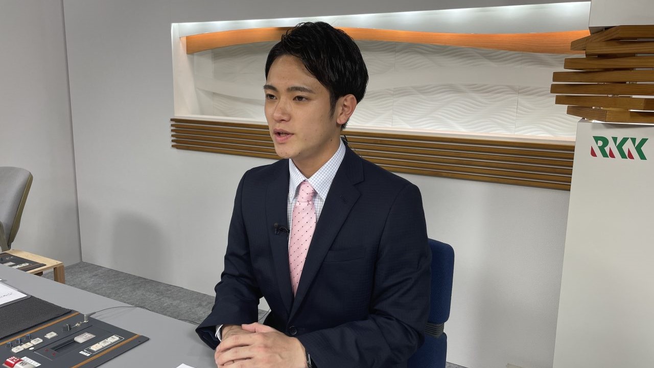 RKK熊本放送のアナウンサー、米満薫アナのアイキャッチ画像