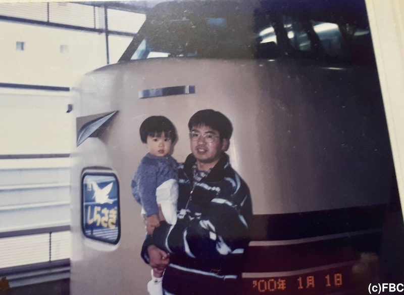 山﨑航アナ：ブログより幼少期の電車好きの思い出の画像